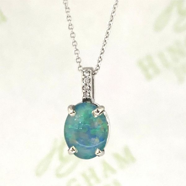 Opal Pendant Necklace Hingham Jewelers Hingham, MA