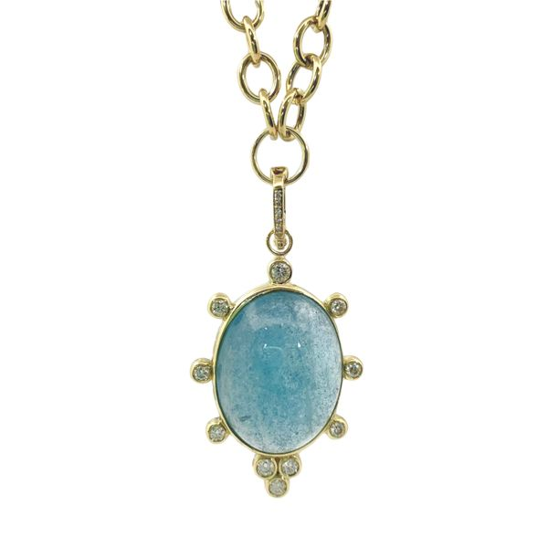 Aquamarine Statement Necklace Hingham Jewelers Hingham, MA