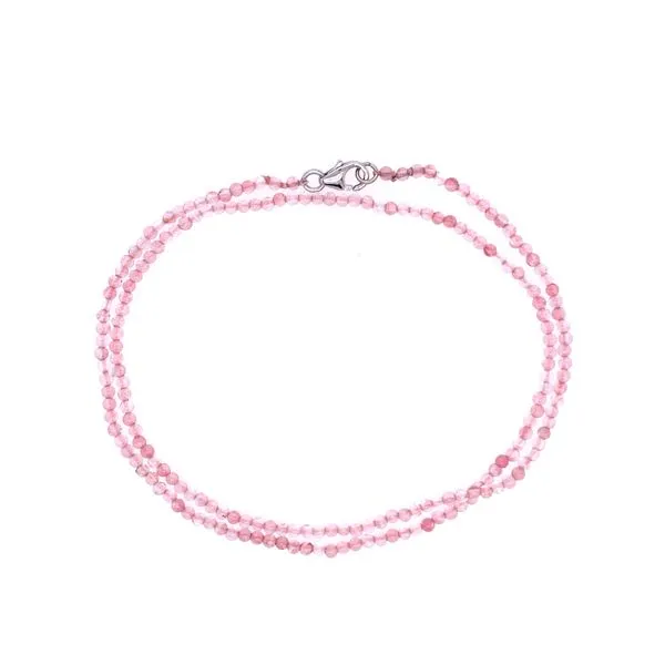 Rose Quartz Bead Necklace Hingham Jewelers Hingham, MA