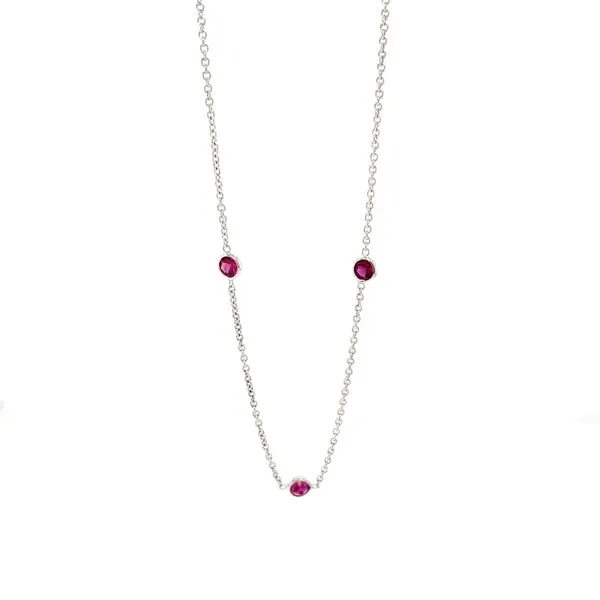 Ruby Station Necklace