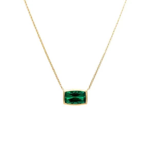 Green Tourmaline Necklace Hingham Jewelers Hingham, MA