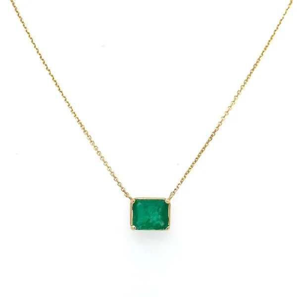 Emerald Pendant Necklace Hingham Jewelers Hingham, MA
