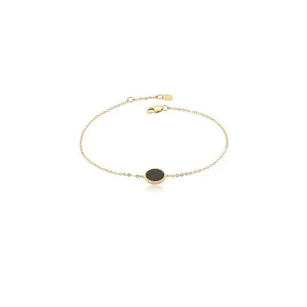 Black Onyx Chain Bracelet Hingham Jewelers Hingham, MA