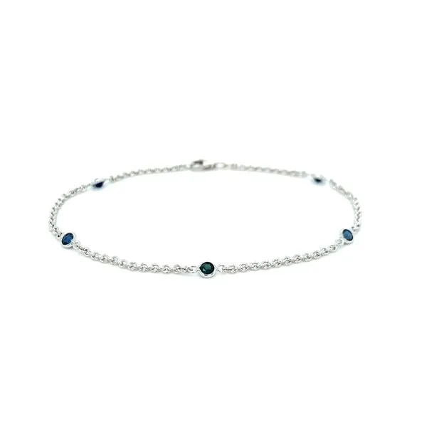 Sapphire By the Yard Bracelet Hingham Jewelers Hingham, MA