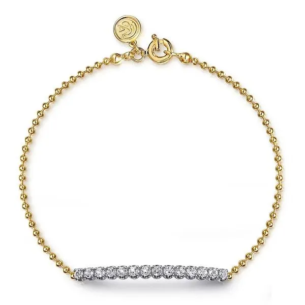 White Sapphire Bar Bracelet Hingham Jewelers Hingham, MA