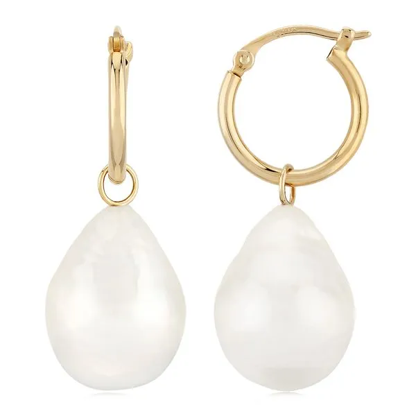 Baroque Pearl Drop Earrings Hingham Jewelers Hingham, MA