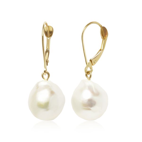 Baroque Pearl Drop Earrings Hingham Jewelers Hingham, MA