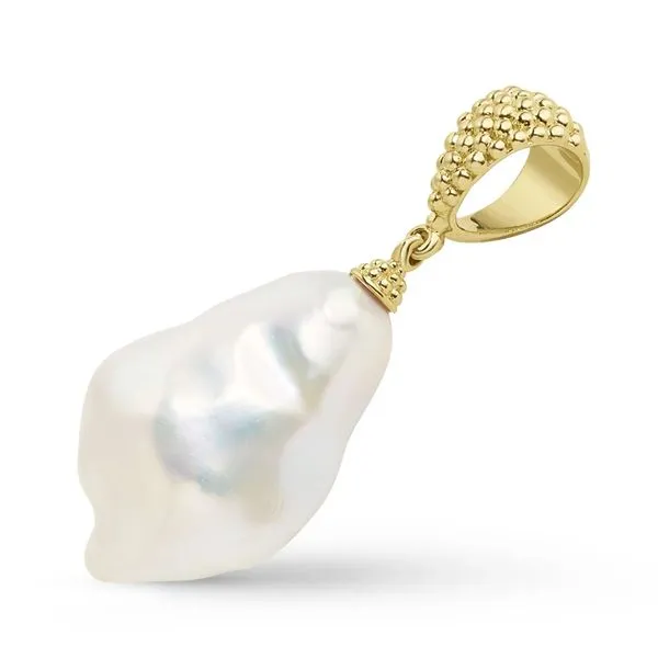 Luna Baroque Pearl Pendant Image 2 Hingham Jewelers Hingham, MA