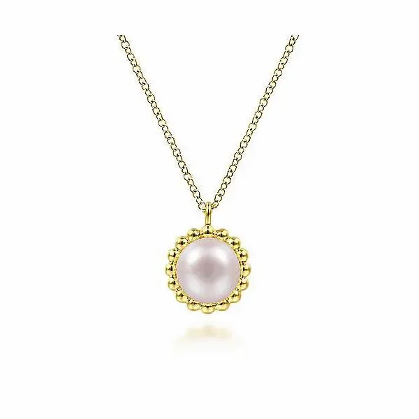 Beaded Pearl Pendant Necklace Hingham Jewelers Hingham, MA