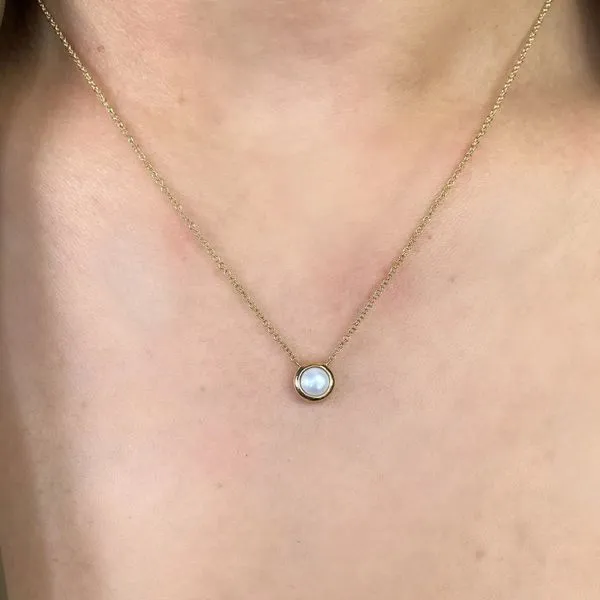 Pearl Pendant Necklace Image 2 Hingham Jewelers Hingham, MA