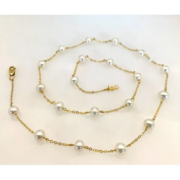 Pearl Station Necklace