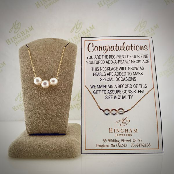 Add A Pearl Starter Necklace Hingham Jewelers Hingham, MA