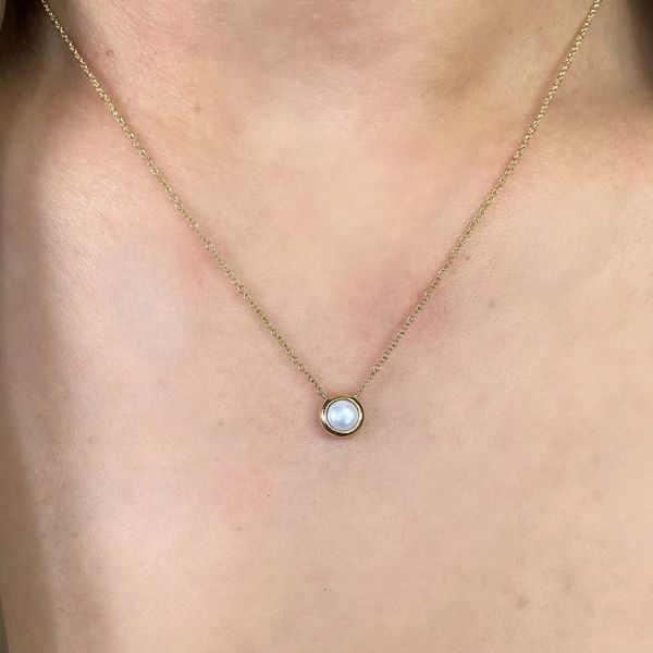 Pearl Pendant Necklace Image 2 Hingham Jewelers Hingham, MA
