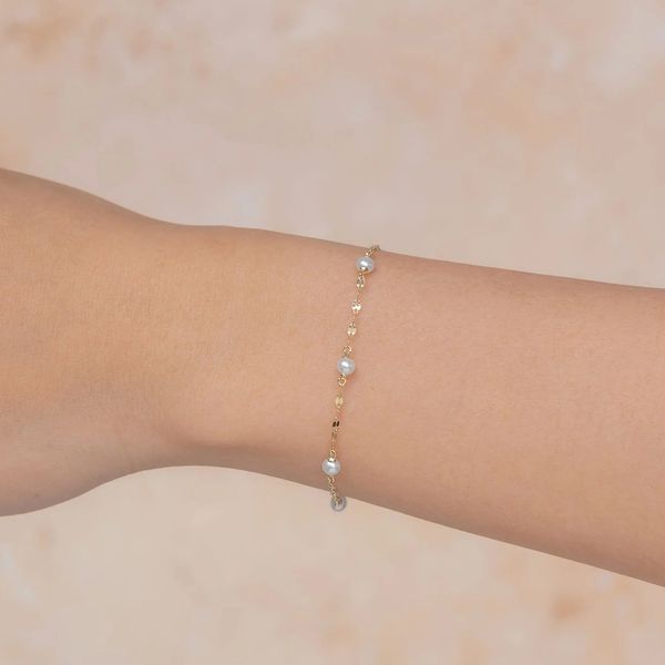 Pearl Station Bracelet Image 2 Hingham Jewelers Hingham, MA