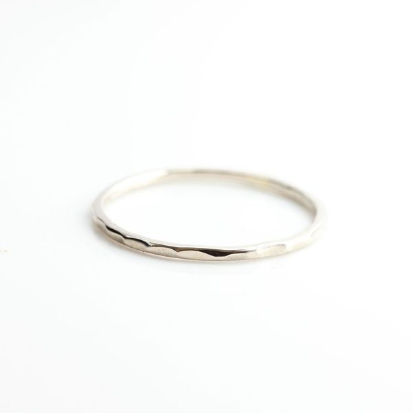 Hammered Stacking Ring Hingham Jewelers Hingham, MA