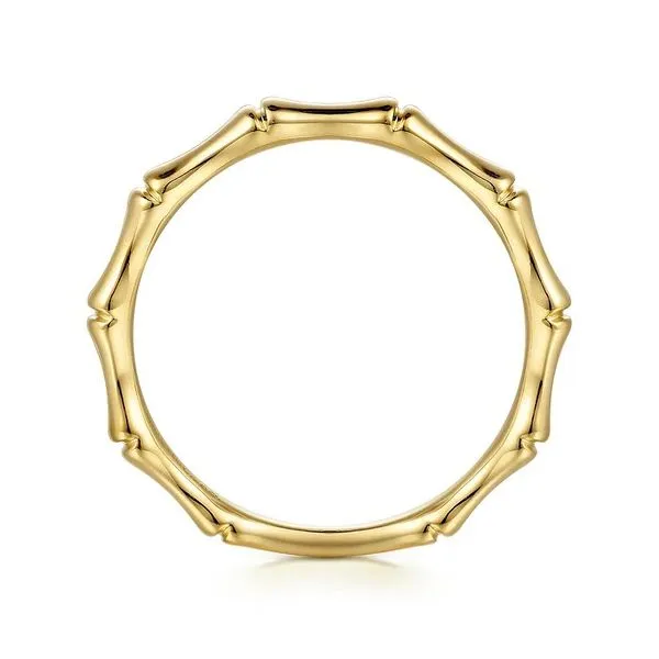 Bamboo Stacking Ring Image 2 Hingham Jewelers Hingham, MA