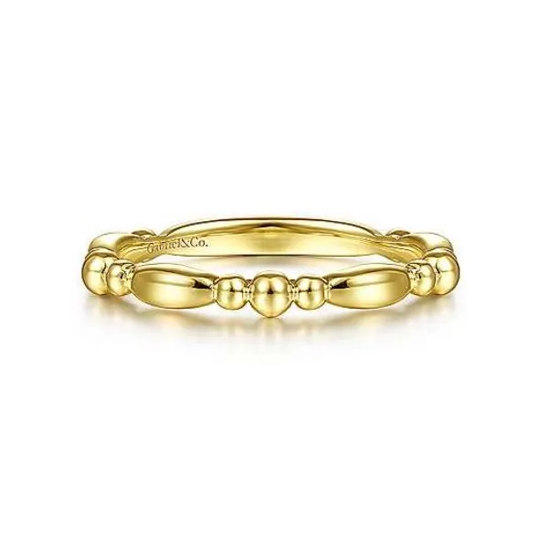 Bar and Bead Stacking Ring Hingham Jewelers Hingham, MA