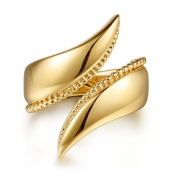 Curved Bypass Ring Hingham Jewelers Hingham, MA