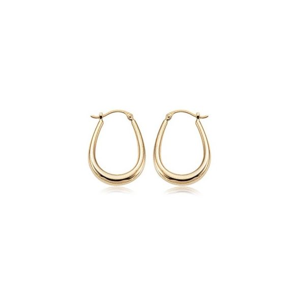 Yellow Stirrup Hoops Hingham Jewelers Hingham, MA