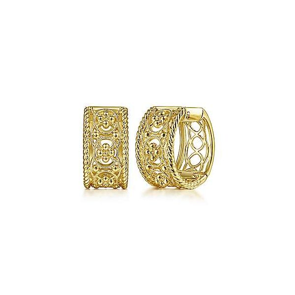 Vintage Style Huggie Hoops Hingham Jewelers Hingham, MA