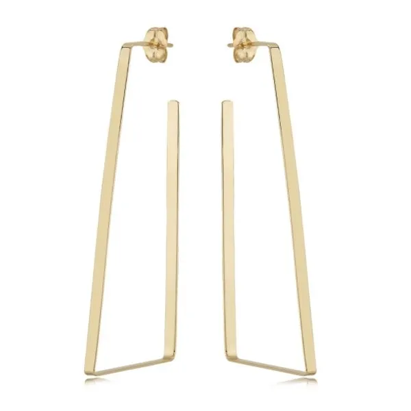Open Triangle Hoops Hingham Jewelers Hingham, MA