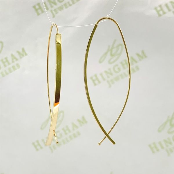 Gold Bar Earrings Hingham Jewelers Hingham, MA