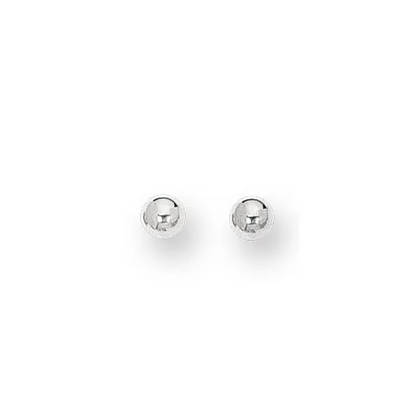 Polished Ball Stud Earrings Hingham Jewelers Hingham, MA