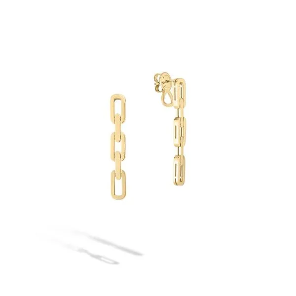 Navarra Link Dangle Earrings Hingham Jewelers Hingham, MA