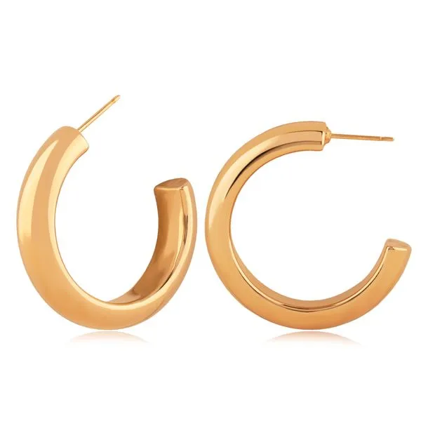 J-Hoop Earrings Hingham Jewelers Hingham, MA
