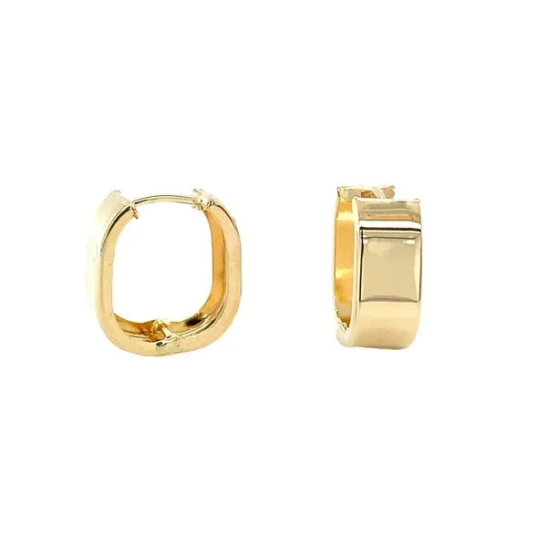 U-Shape Huggie Hoop Earrings Hingham Jewelers Hingham, MA
