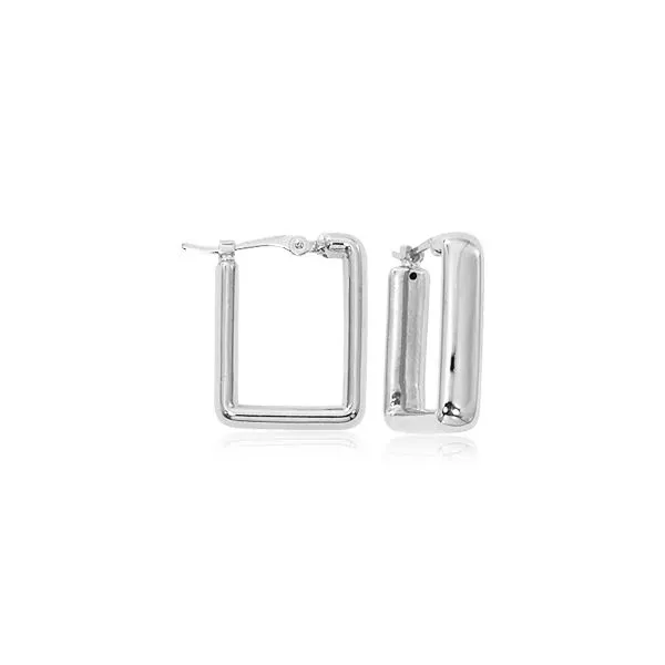 Square Hoops Hingham Jewelers Hingham, MA