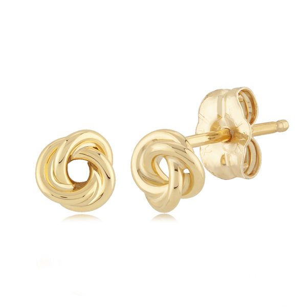 Small Love Knot Stud Earrings Hingham Jewelers Hingham, MA
