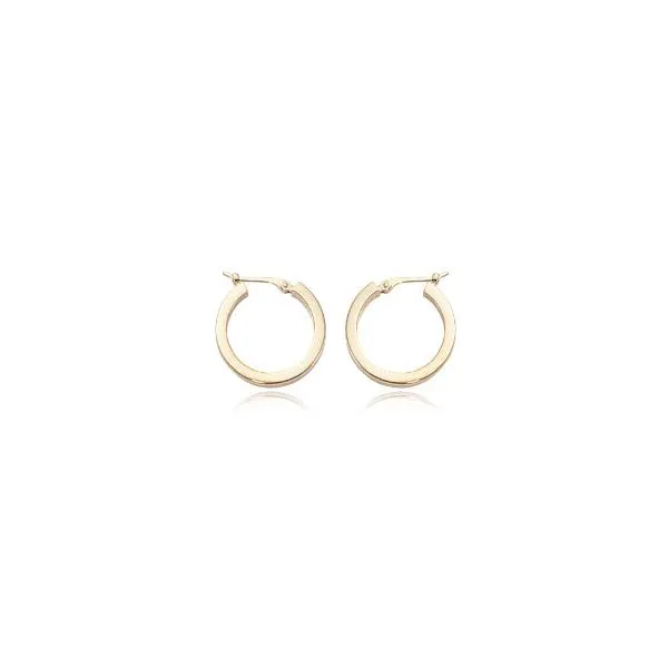 Square Tube Hoop Earrings Hingham Jewelers Hingham, MA