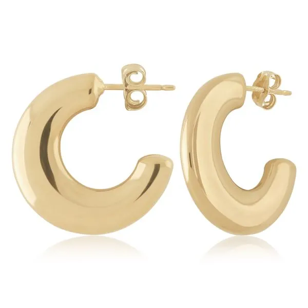 Donut Hoop Earrings Hingham Jewelers Hingham, MA