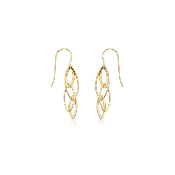Gold Drop Earrings Hingham Jewelers Hingham, MA