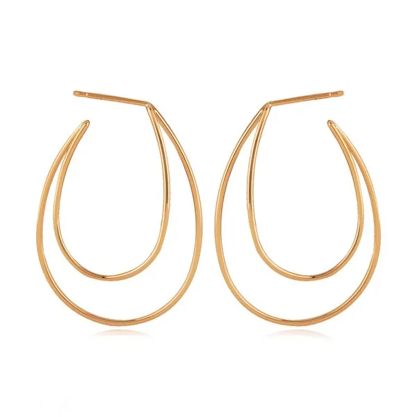 Double Hoop Earrings Hingham Jewelers Hingham, MA