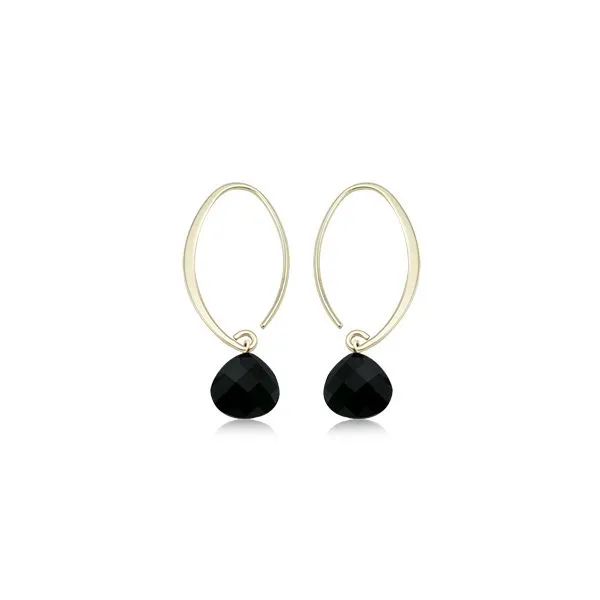 Onyx Sweep Dangle Earrings Hingham Jewelers Hingham, MA