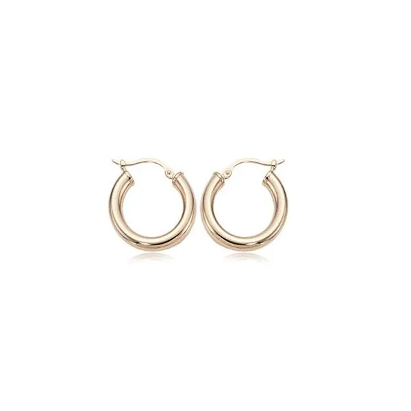Tube Hoop Earrings