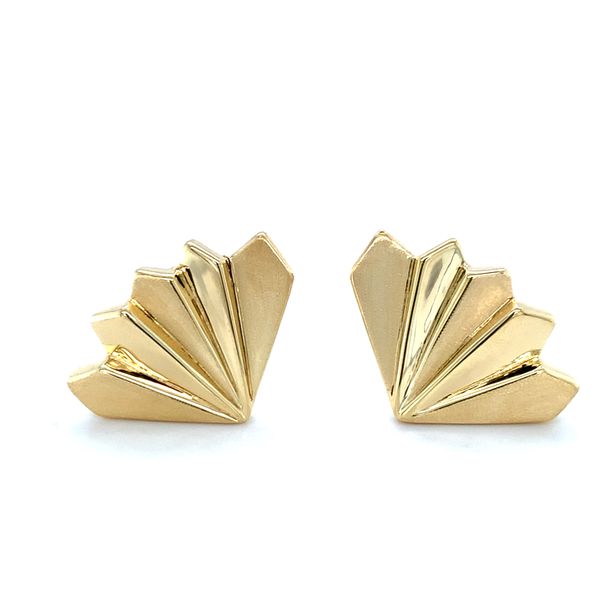 Fan Stud Earrings Hingham Jewelers Hingham, MA