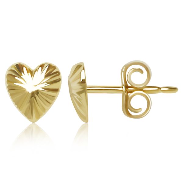 Heart Stud Earrings Hingham Jewelers Hingham, MA