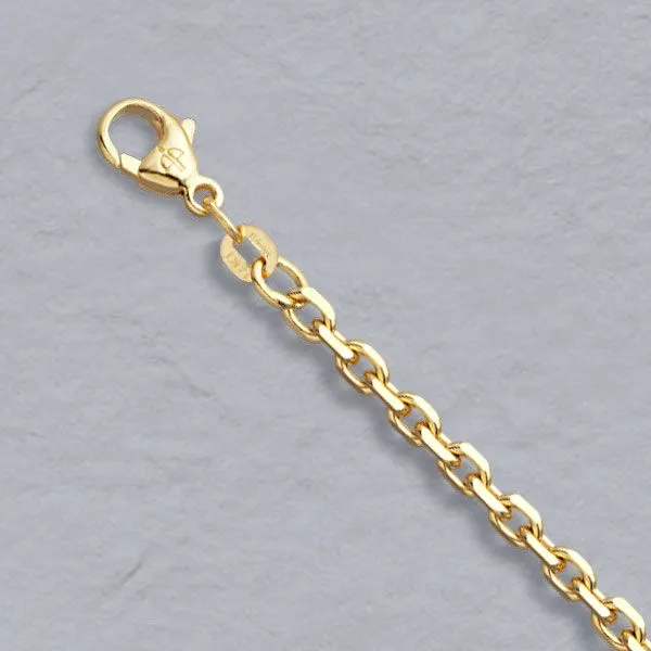 Diamond-Cut Cable Chain, 22