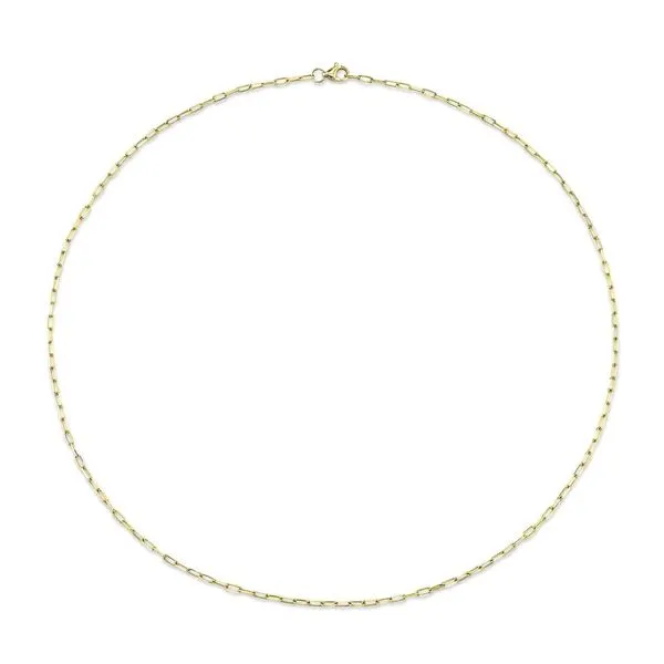 Paperclip Link Chain, 18