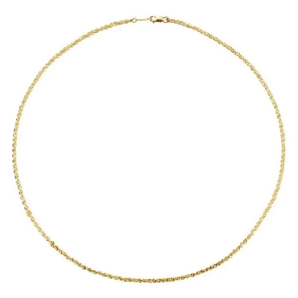 Gold-Filled Rope Chain, 20\