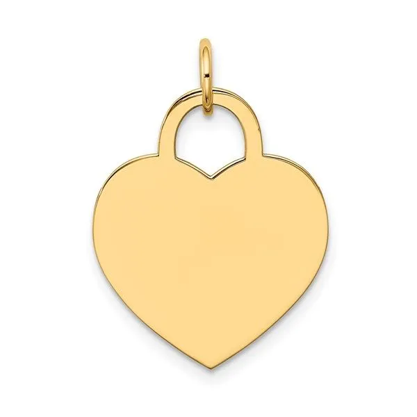 Engraveable Heart Charm
