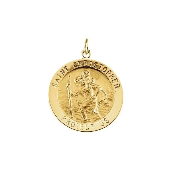 St. Christopher Religious Medal Hingham Jewelers Hingham, MA