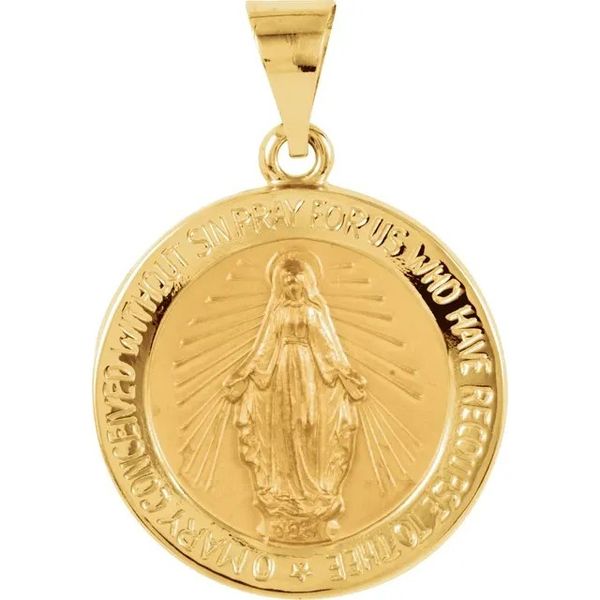 Miraculous Medal Pendant Hingham Jewelers Hingham, MA