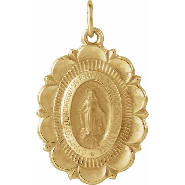 Miraculous Medal Pendant Hingham Jewelers Hingham, MA