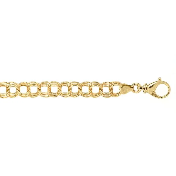 Gold Link Bracelet Hingham Jewelers Hingham, MA