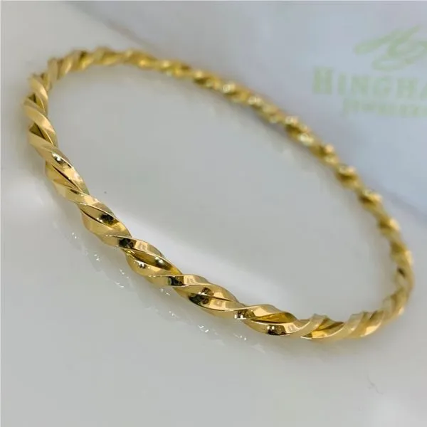 Custom Twisted Bangle Hingham Jewelers Hingham, MA
