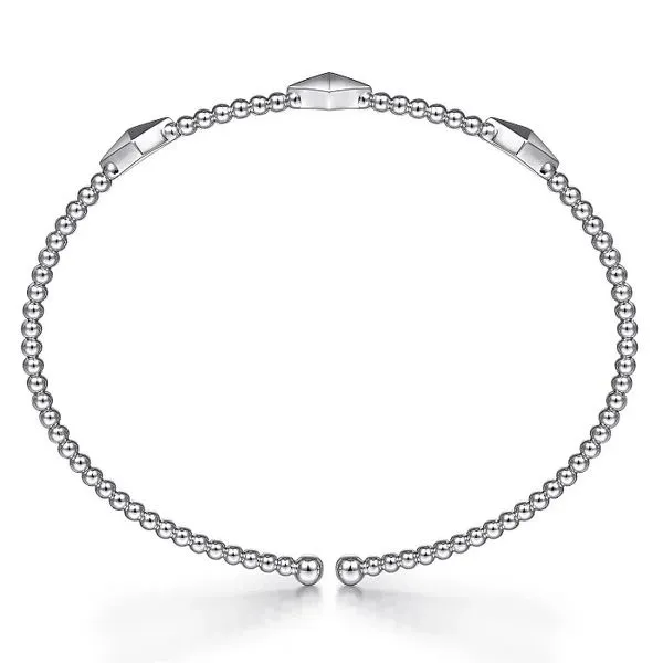 Pyramid Stattion Beaded Cuff Bracelet Image 2 Hingham Jewelers Hingham, MA